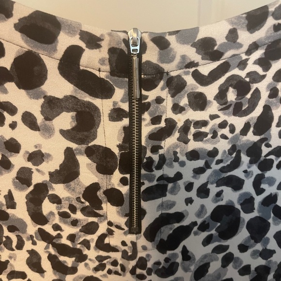 Tommy Bahama Black and White Animal Print Long Sleeve Dress - Picture 3 of 4